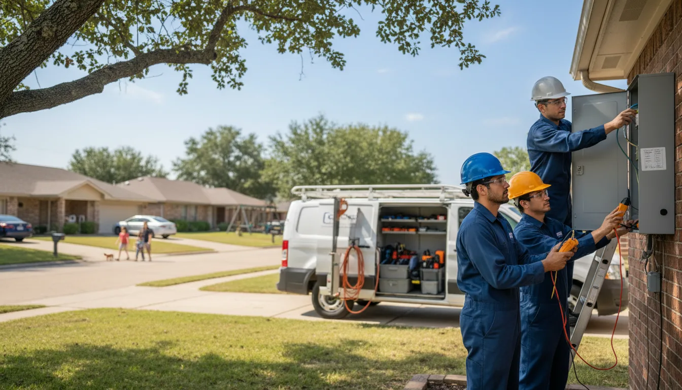 Certified electrician providing emergency electrical services in York, NE